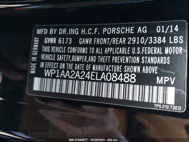 2014 PORSCHE CAYENNE WP1AA2A24ELA08488 Photo 8