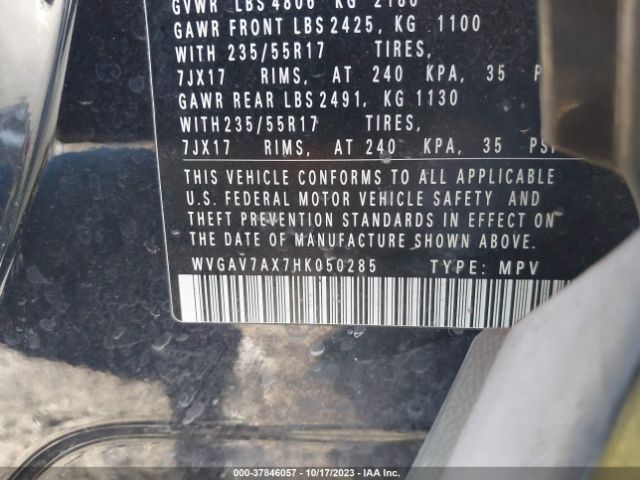 WVGAV7AX7HK050285 Volkswagen Tiguan 2.0t/2.0t S