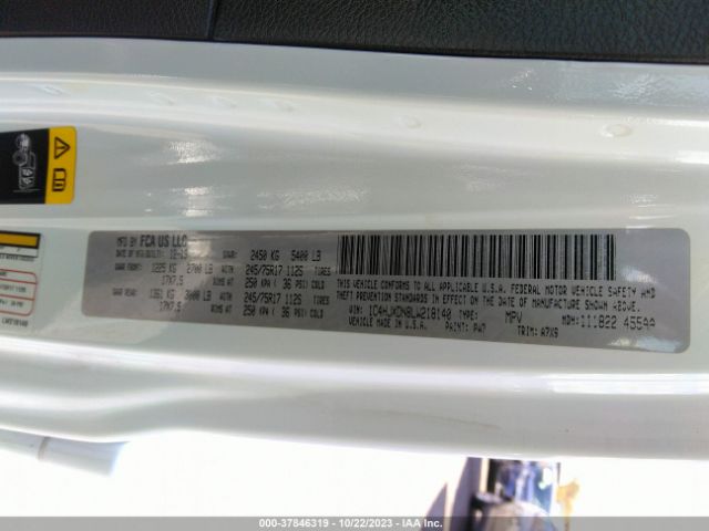 2020 JEEP WRANGLER UNLIMITED 1C4HJXDN8LW218140 Photo 8