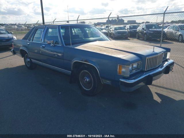 1986 MERCURY GRAND MARQUIS 2MEBP95F4GX703505