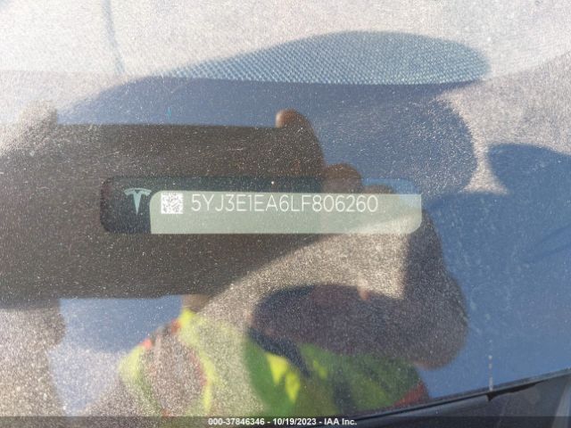 5YJ3E1EA6LF806260 Tesla Model 3 Standard Range
