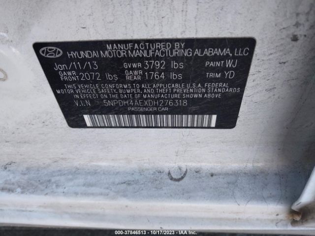2013 HYUNDAI ELANTRA 5NPDH4AEXDH276318 Photo 8