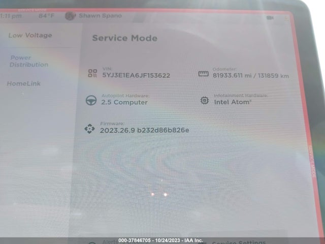 5YJ3E1EA6JF153622 Tesla Model 3 Mid Range/long Range