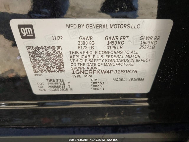 Chevrolet Traverse Ls 2023 1GNERFKW4PJ169675 Image 9