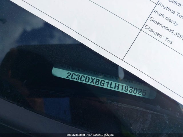 Dodge Charger Sxt 2020 2C3CDXBG1LH193025 Image 9