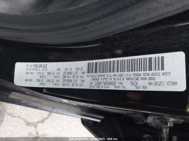 2019 RAM 1500 1C6SRFFT6KN699232 Photo 8