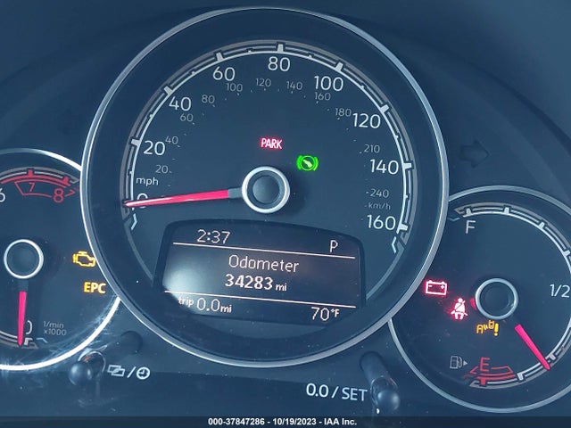 2019 VOLKSWAGEN BEETLE CONVERTIBLE S/SE VIN: 3VW5DAAT6KM508883
