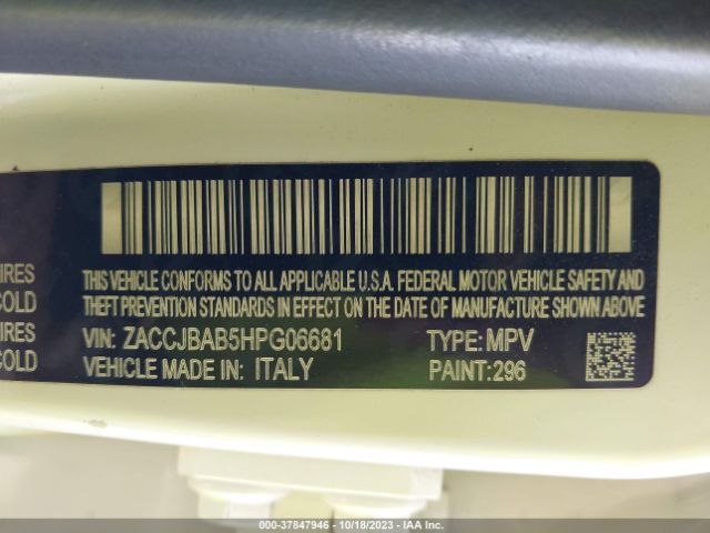 ZACCJBAB5HPG06681 Jeep Renegade Sport