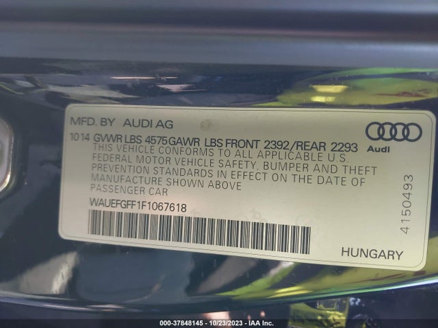WAUEFGFF1F1067618 Audi A3 2.0t Premium Plus