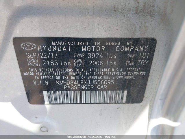 Hyundai Elantra Value Edition 2018 KMHD84LFXJU556095 Image 9