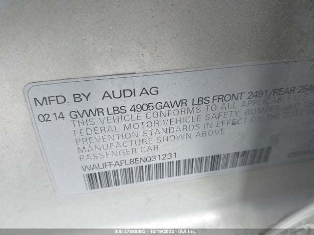 WAUFFAFL8EN031231 Audi A4 Premium Plus