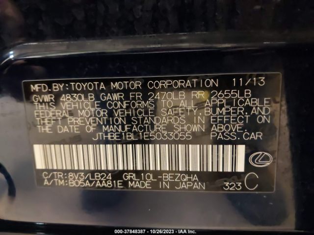 JTHBE1BL1E5033055 Lexus GS 350