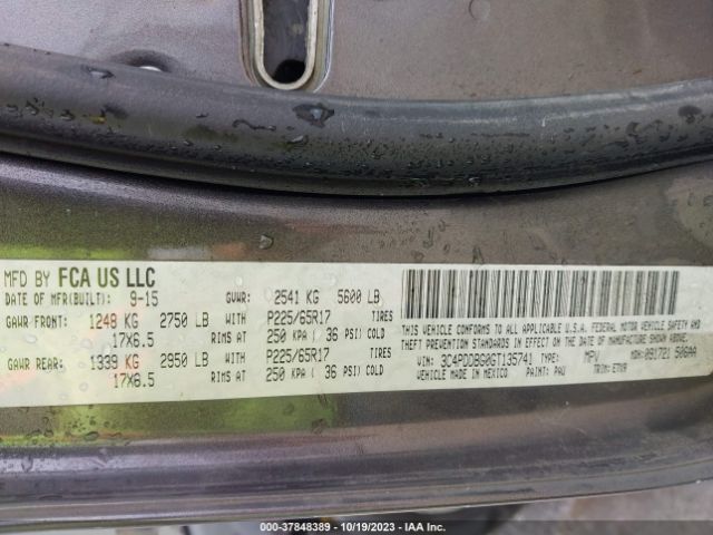 3C4PDDBG0GT135741 Dodge Journey Sxt