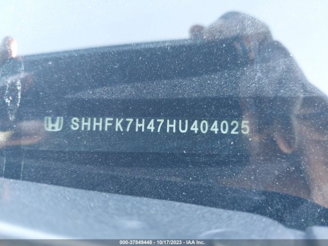SHHFK7H47HU404025 Honda Civic Sport