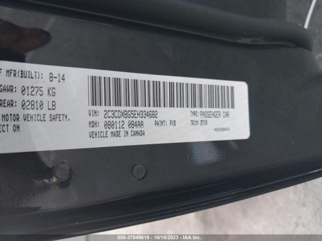 2C3CDXBG5EH334682 Dodge Charger Se