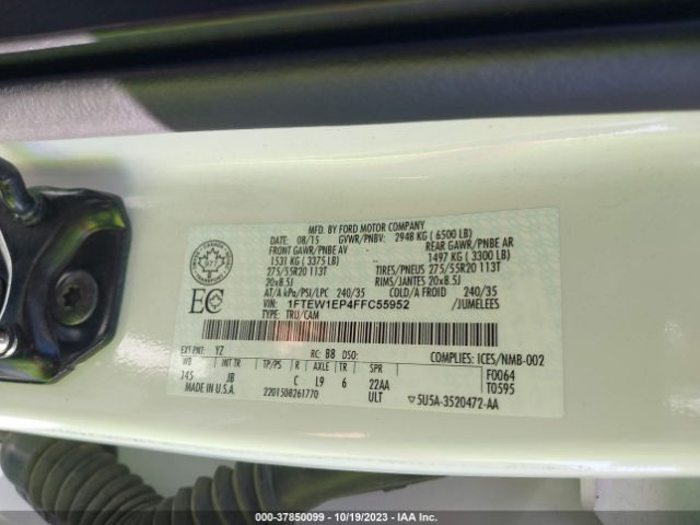 1FTEW1EP4FFC55952 Ford F-150 Xlt/xl/lariat