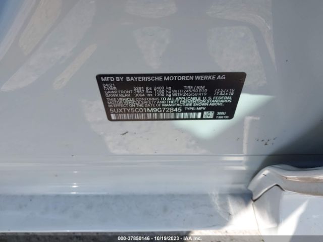 5UXTY5C01M9G72845 BMW X3 Xdrive30i