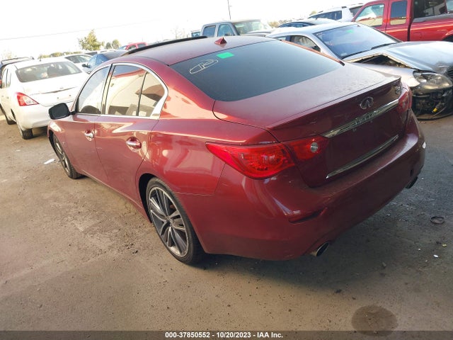 Продажа на аукционе авто 2015 Infiniti Q50, vin: JN1BV7AP7FM355525, номер лота: 37850552