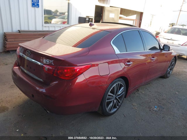 Продажа на аукционе авто 2015 Infiniti Q50, vin: JN1BV7AP7FM355525, номер лота: 37850552