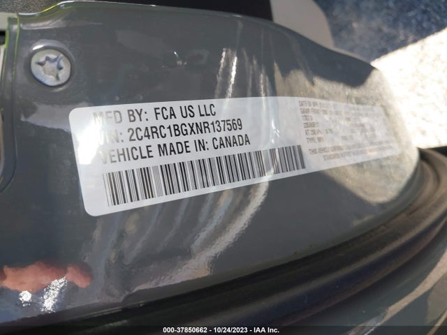 Chrysler Pacifica Touring L 2022 аукцион фото