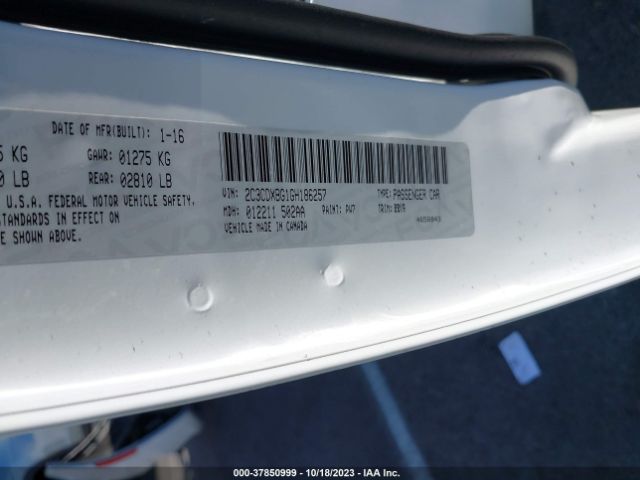 2C3CDXBG1GH186257 Dodge Charger Se