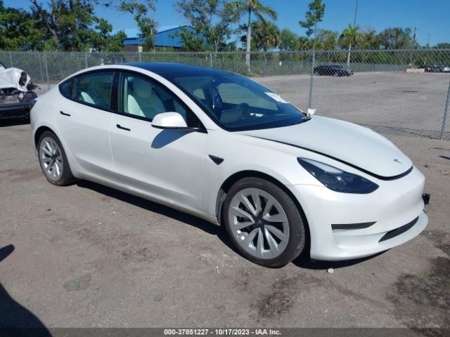 2022 TESLA MODEL 3 5YJ3E1EA0NF347102