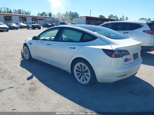2022 TESLA MODEL 3 5YJ3E1EA0NF347102 Photo 2