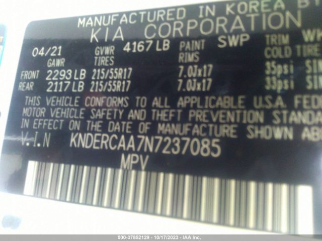 KNDERCAA7N7237085 KIA SELTOS EX