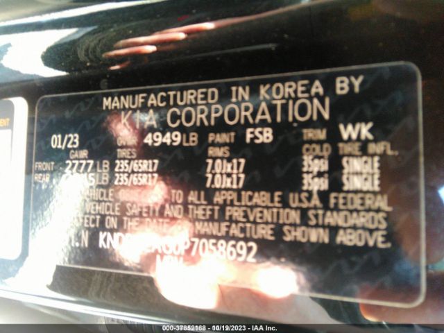 KNDPUCAG0P7058692 KIA Sportage Hybrid Lx