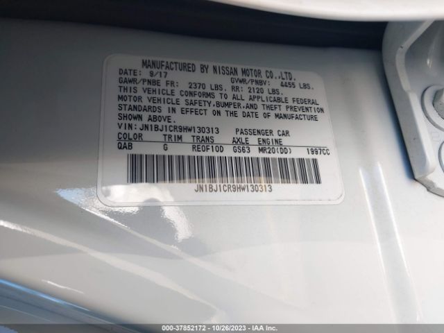 JN1BJ1CR9HW130313 Nissan Rogue Sport Sv