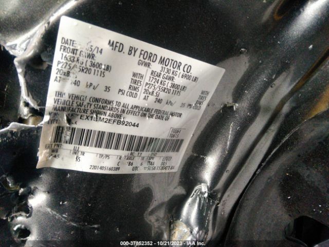 1FTEX1EM2EFB92044 Ford F-150 Xl/stx/xlt
