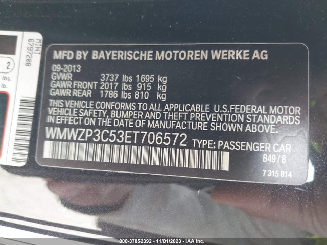 2014 MINI COOPER CONVERTIBLE WMWZP3C53ET706572 Photo 8