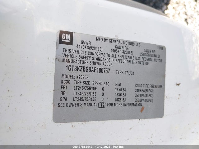 2010 GMC SIERRA 2500HD 1GT3KZBG9AF106757 Photo 8