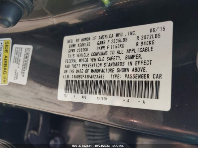 19UUB2F33FA023592 Acura Tlx V6