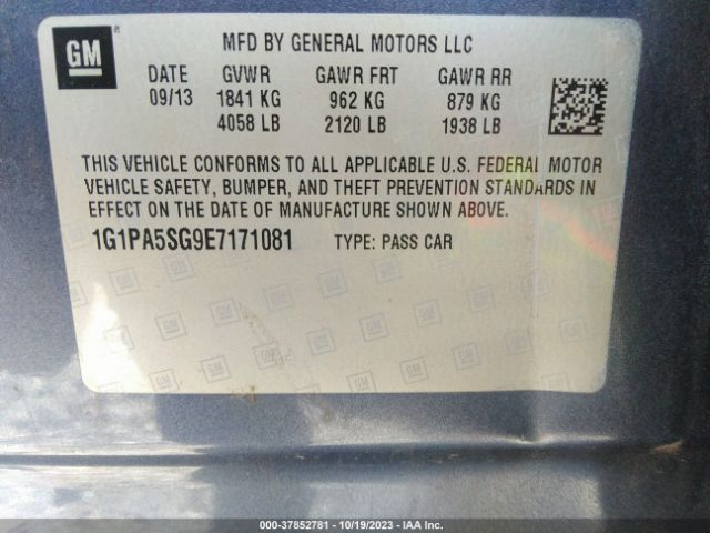 1G1PA5SG9E7171081 Chevrolet Cruze Ls Auto