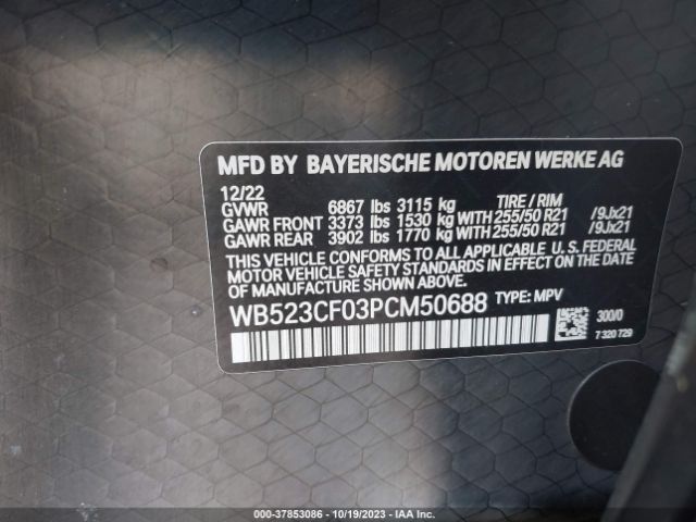 WB523CF03PCM50688 BMW Ix Xdrive50