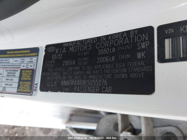 KIA FORTE LX 2014 KNAFK4A69E5055276 Image 9