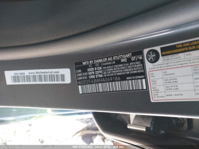 2017 MERCEDES-BENZ E 300 WDDZF4JB8HA069186 Photo 8