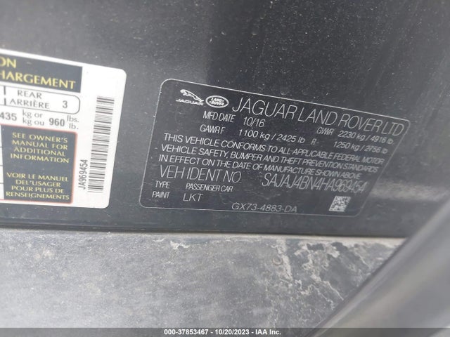 2017 JAGUAR XE SAJAJ4BN4HA969454 Photo 8