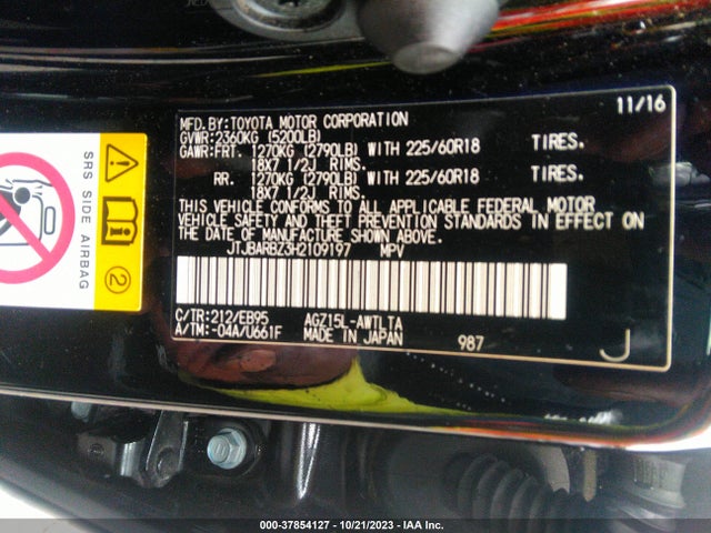 JTJBARBZ3H2109197 Lexus Nx Nx Turbo