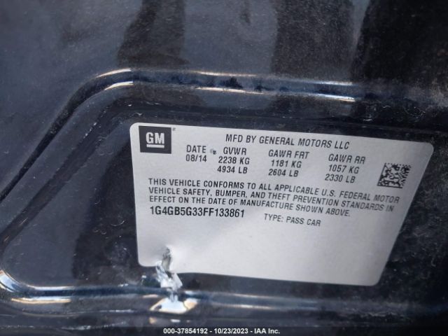 1G4GB5G33FF133861 Buick Lacrosse Leather
