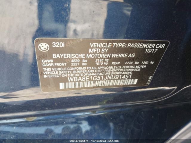 WBA8E1G51JNU91451 BMW 320i