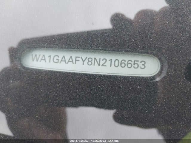 WA1GAAFY8N2106653 Audi Q5 Premium 45 Tfsi S Line Quattro S Tronic