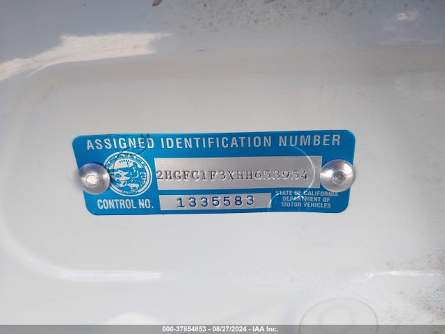 Honda Civic Ex-t 2017 2HGFC1F3XHH653954 Image 9