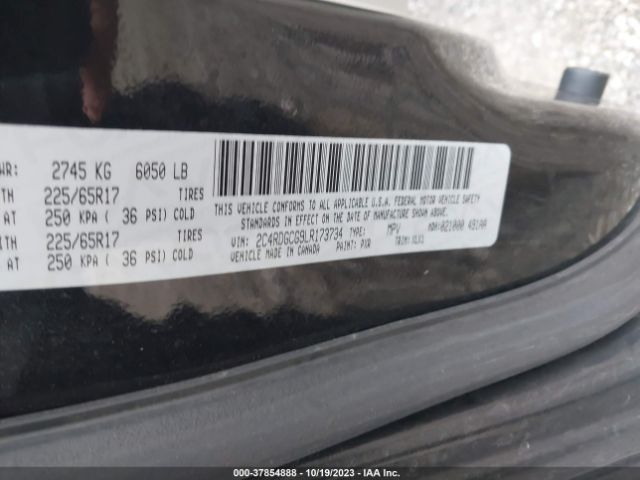2C4RDGCG9LR173734 Dodge Grand Caravan Sxt