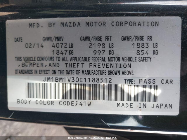Mazda Mazda3 S Touring 2014 JM1BM1V30E1188512 Image 9