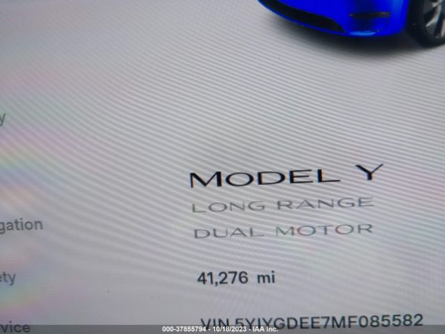 5YJYGDEE7MF085582 Tesla Model Y Long Range