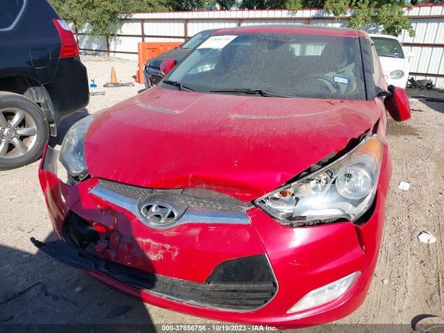 2013 HYUNDAI VELOSTER BASE W/GRAY VIN: KMHTC6AD4DU143875