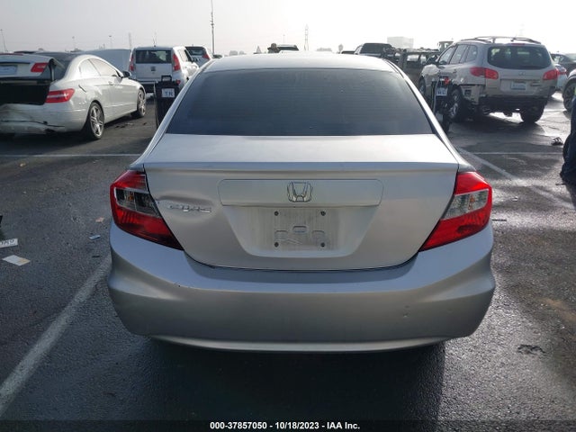 2012 HONDA CIVIC LX VIN: 19XFB2F54CE346857