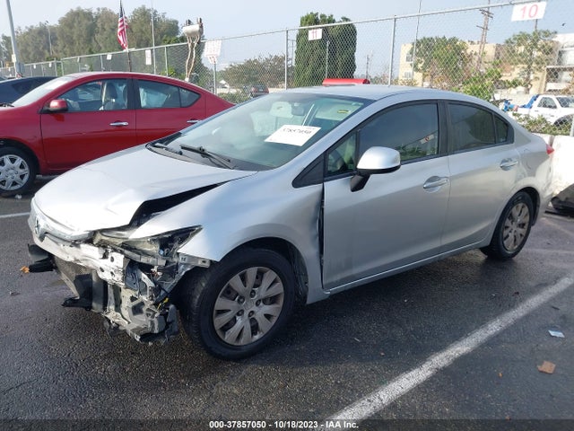 2012 HONDA CIVIC LX VIN: 19XFB2F54CE346857